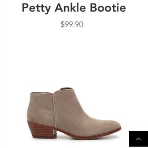 Sam Edelman Petty Tan SDE Bootie Sz 6M - Pre Owned